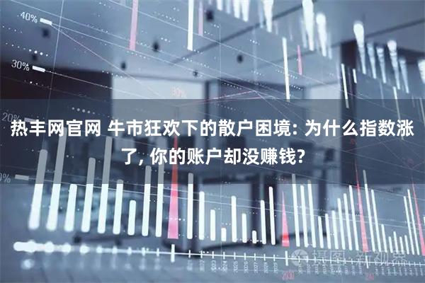 热丰网官网 牛市狂欢下的散户困境: 为什么指数涨了, 你的账户却没赚钱?
