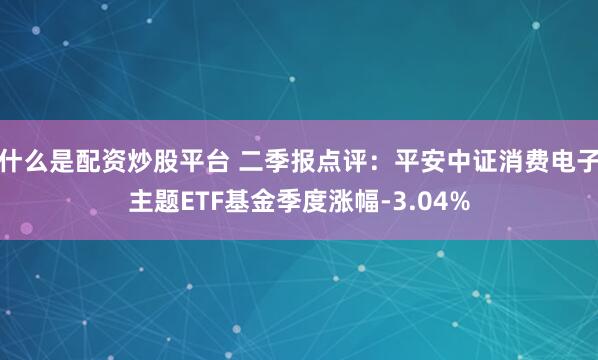 什么是配资炒股平台 二季报点评：平安中证消费电子主题ETF基金季度涨幅-3.04%