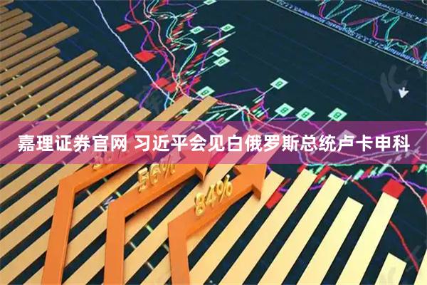 嘉理证券官网 习近平会见白俄罗斯总统卢卡申科
